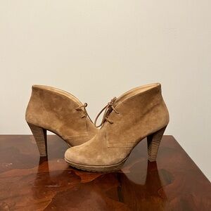Tan Suede Ankle Boots